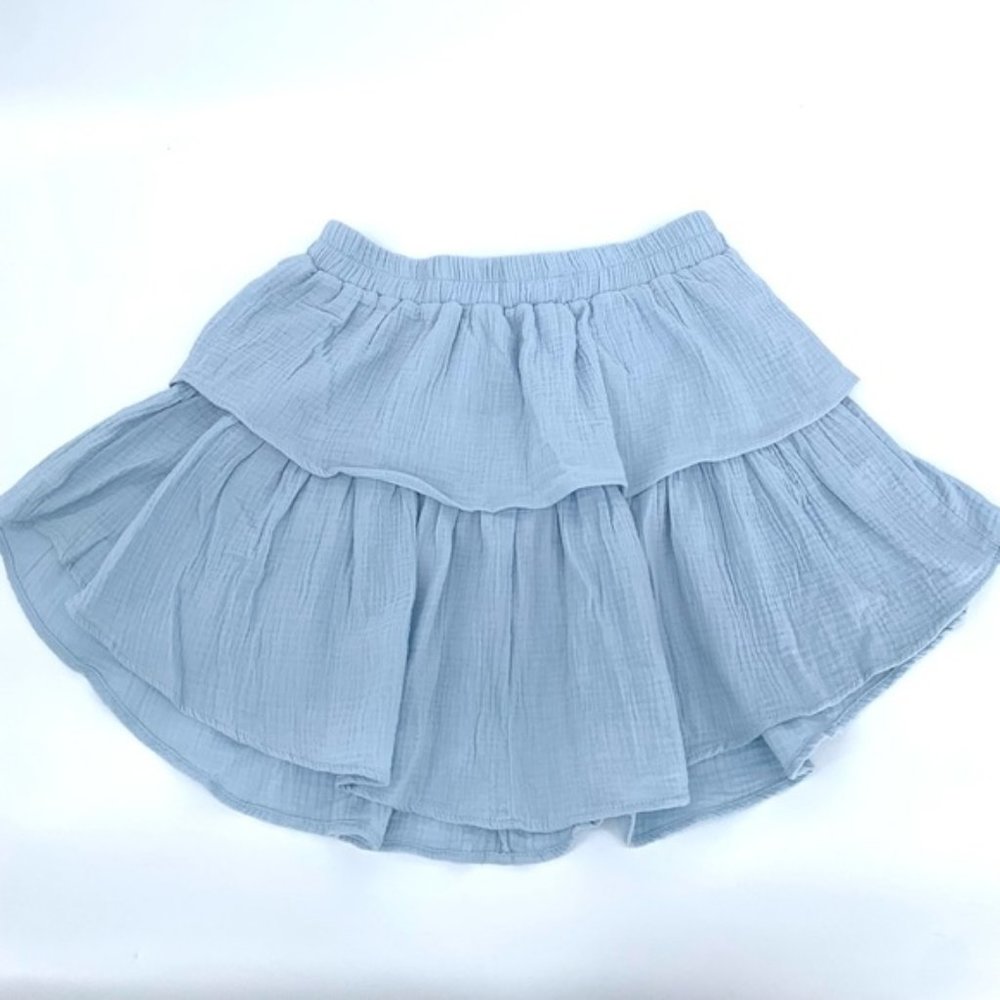 Drew Anthropologie Soft Blue Skirt